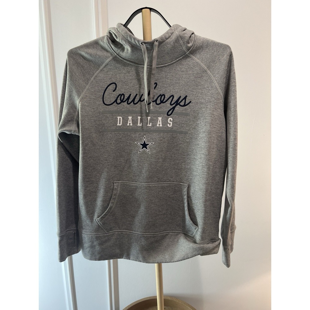 Nike Dallas Cowboys Hoodie Mens Large Gray Therma Fit NFL 32737X-06G